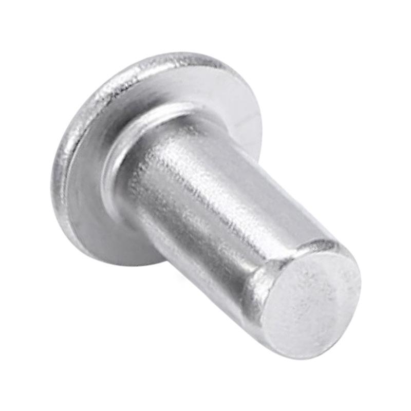 GB867 Aluminum Rivet: Semi-Circular Head, Solid, Round Cap, Sizes 3MM-8MM