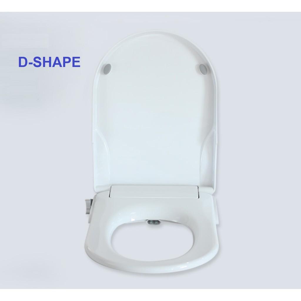 

[Склад в Сингапуре] O/V/D ТИП Крышка сиденья для унитаза-биде Неэлектрическая + Плавное закрывание Двойное сопло Ручное управление 1 PC