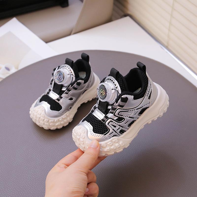 Boys' sneakers 2025 autumn new breathable classmates children's casual fashion dad shoes little girl light shoes
