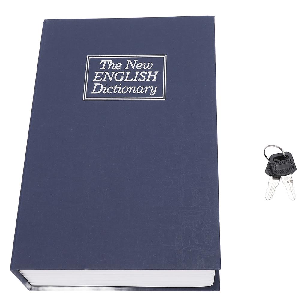Dictionary Book Safe, Money Box, Key Lock Safe Cabinet, English Dictionary Book Box Medium Key Style