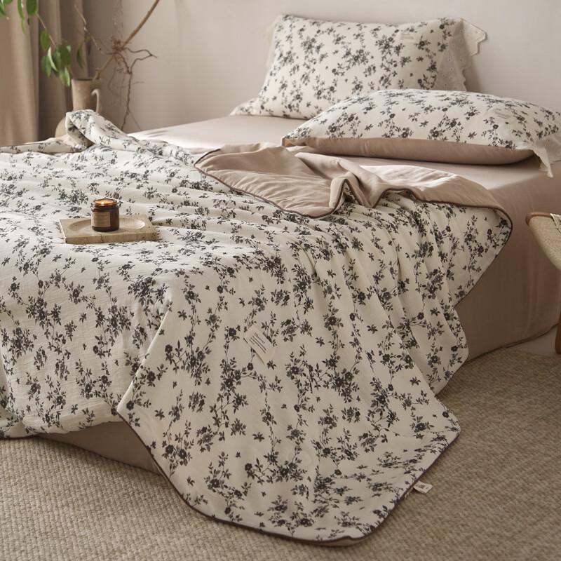 

Printed Cotton Linen Summer Quilt