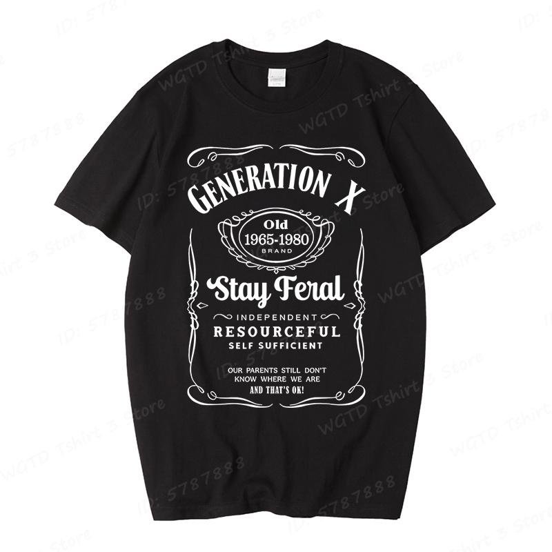 Cool Skull Gen X Before All You Sissie Were Born Tshirts Funny Generation X Tshirt Mens Street Casual Short Sleeve Tshirts