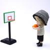 1/12 Doll House Basketball Accessory Miniature Hoop and Basketball Model Figurine for Children Fun Roleplay Activity
