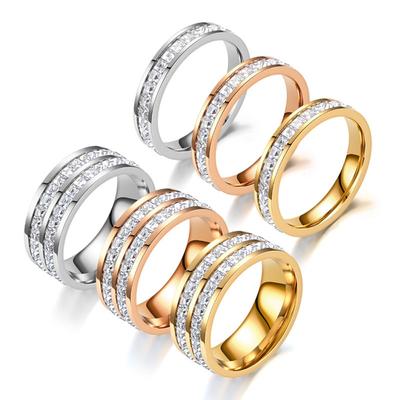 Gypsophila Zircon Ring Female Ring Couple Ring Ins Wind Master Jewelry