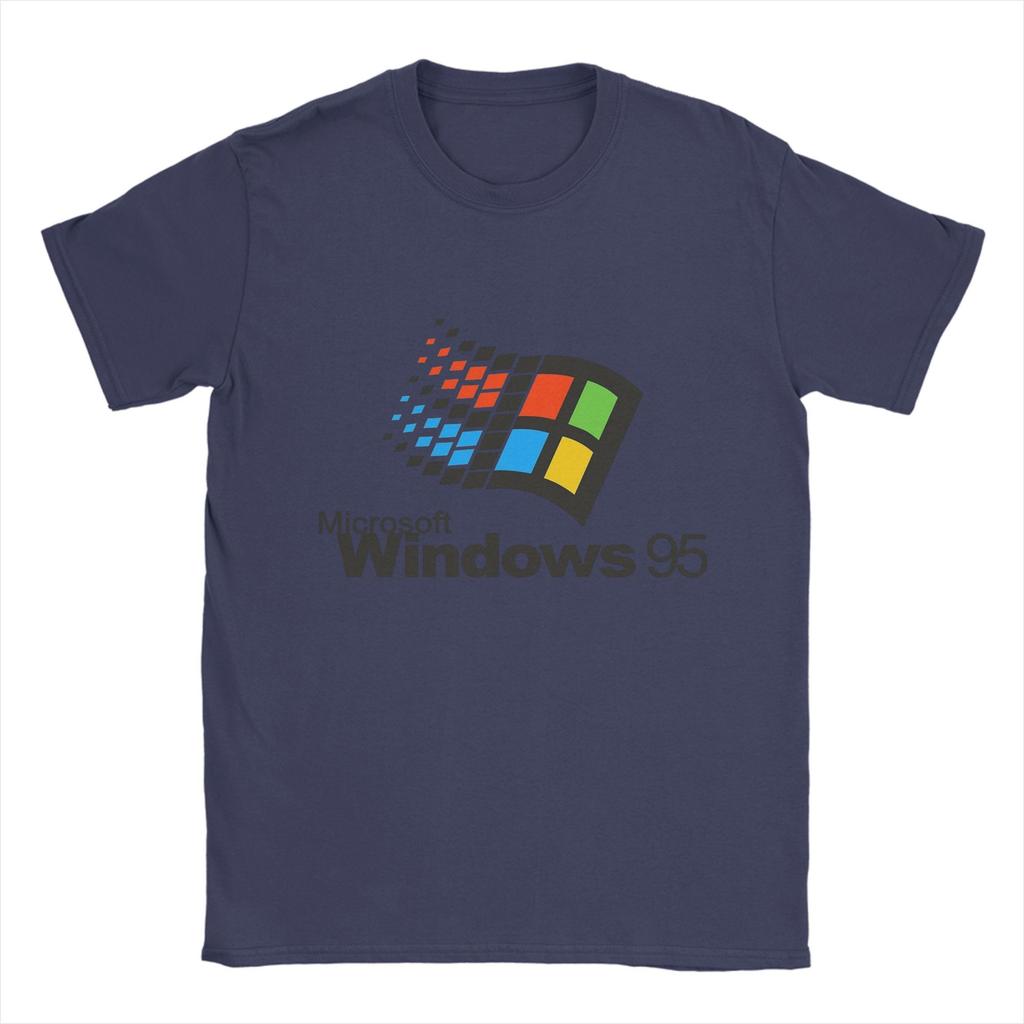 Windows 95  T Shirt Summer  Cotton T-Shirts For Men Fashion Pattern Tshirt Short Sleeve Vintage Tees