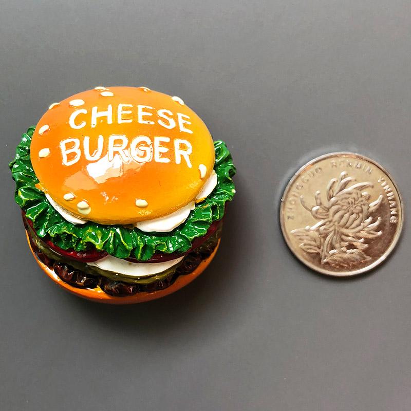 Cute Cartoon Magnets Room Decoration Hamburger Egg Milk Fridge Magnets Decorating Fruit Magnetic Food Cherry Teapot Strawberry