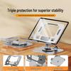360° Metal Laptop and Tablet Stand with Cooling Support for Office and Gaming