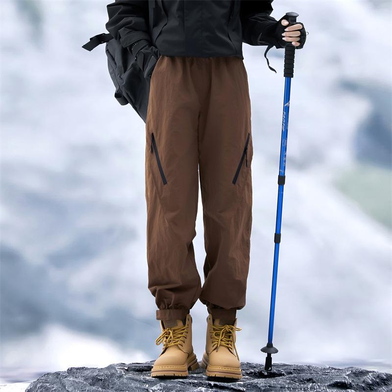Couple's work pants, high street paratrooper outdoor pants, all-season trendy brand loose workwear casual pants