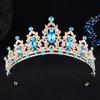 DIEZI 21 Colors Luxury Elegant Crystal Crown Hair Accessories Tiara For Women Party Rhinestone Bridal Crown New Hair Jewelry
