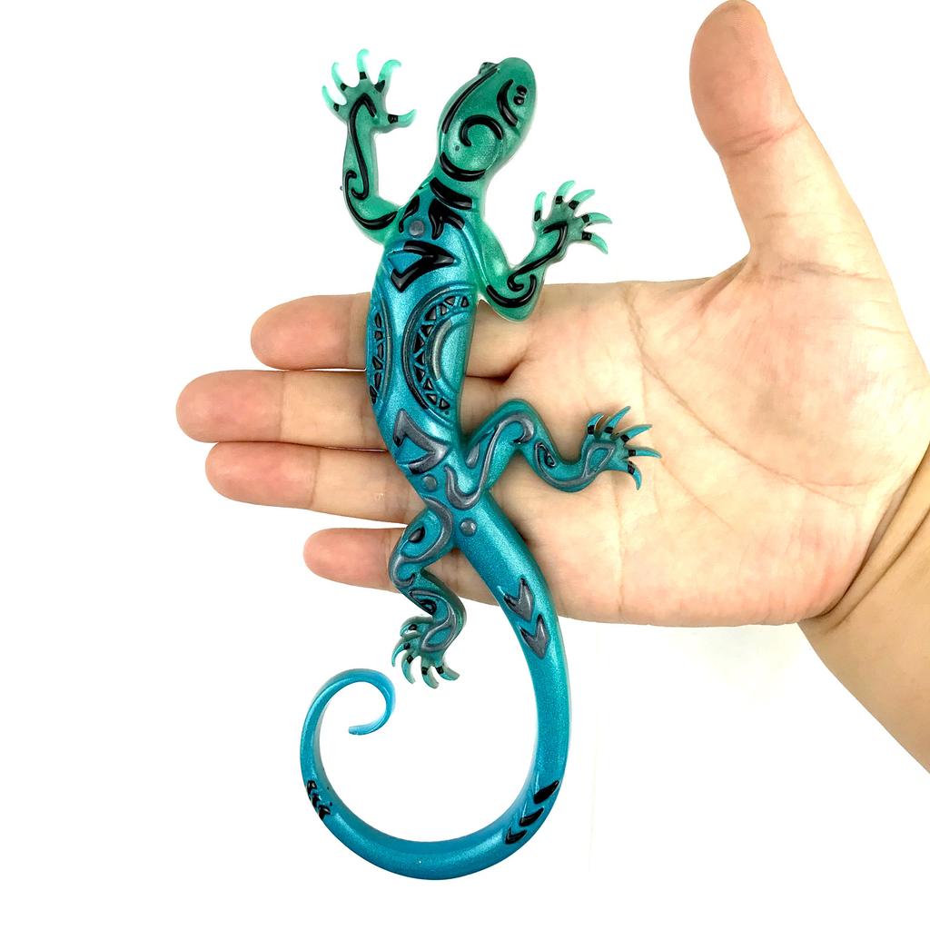 Large Size Gecko Silicone Mold DIY Wall Decoration Pendant Crystal Epoxy Resin Molds Casting Mould Resin Hanging Ornament Mold