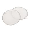 2PCS 6.5in Drumhead Replacement Waterproof Polyester Film Drum Head Jazz Drum Accessory White