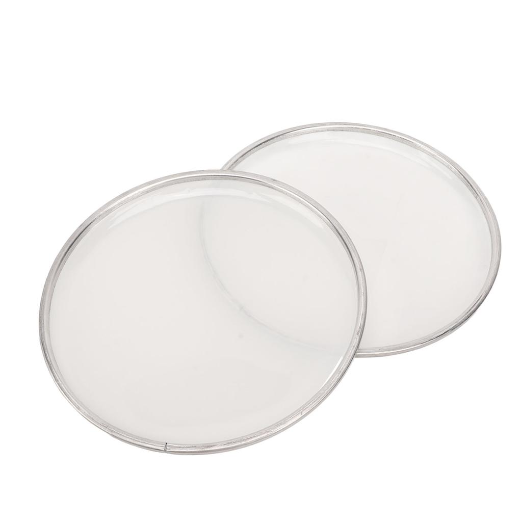 2PCS 6.5in Drumhead Replacement Waterproof Polyester Film Drum Head Jazz Drum Accessory White