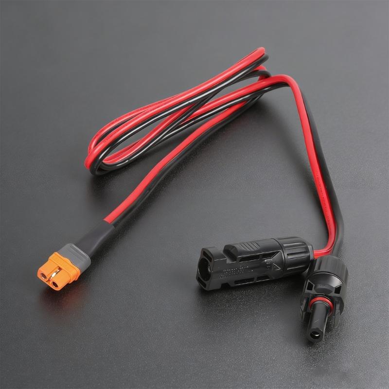 Waterproof MC 4 To XT60IF Female Power Cable 12AWG For Solar Charging And Outdoor Energy Storage