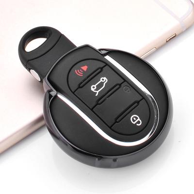 Pro Mini Cooper S One Countryman Clubman F54 F55 F56 F57 F60 Pouzdro na klíčenku do auta Držák krytu Příslušenství Černá Měkká