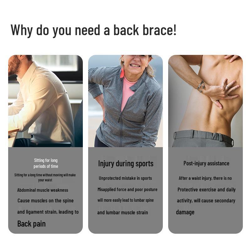 Professional Lumbar Support Belt for Fitness, Squats, Running, and Badminton with Tummy Control and Breathable Mesh Design.