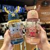 Antler Water Sippy Cup  Large Capacity Portable Kid Cartoon Drop-resistant Leakproof Water Bottle Outdoor School Cute Bottle