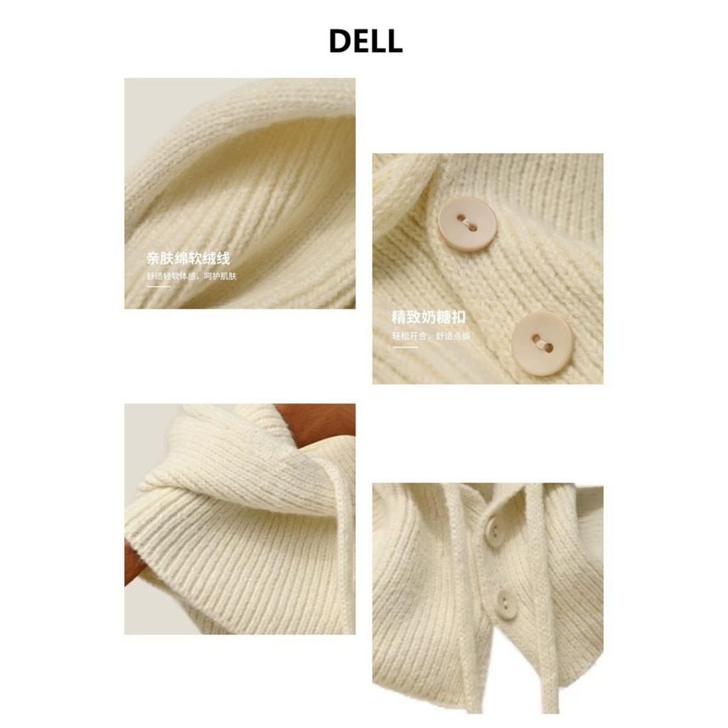 Windproof Hat, Button, Shawl Hat, Windproof Hat, Ear Protection Hat, Thermal Hat, Pullover Hat, Knitted Hat