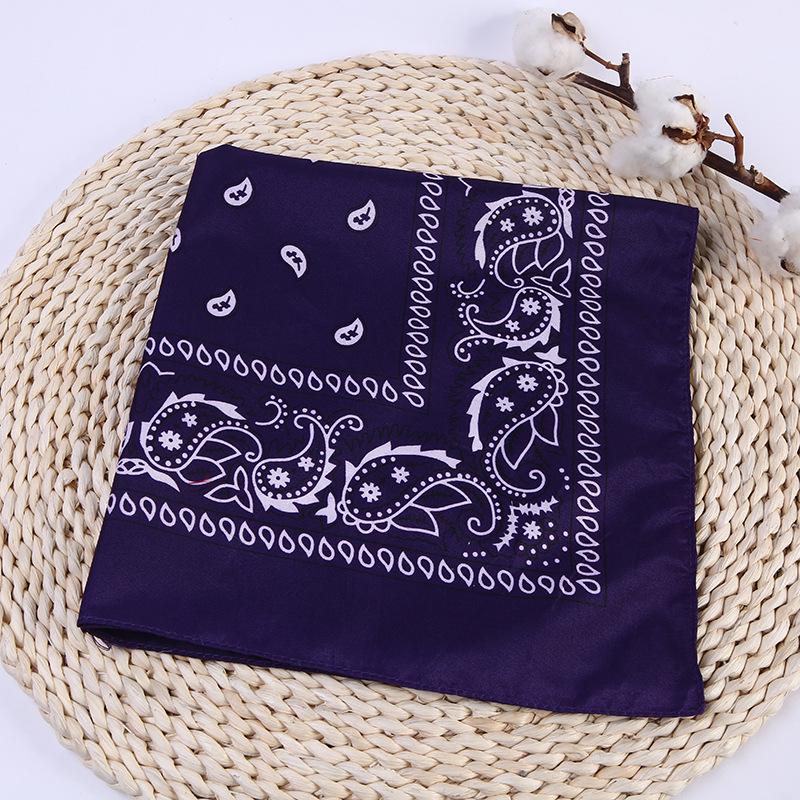 New Fashion Hip Hop Bandana Square Scarf Black Red Headband Printed for Boys/Girls Hair Accessories Hair Scarf