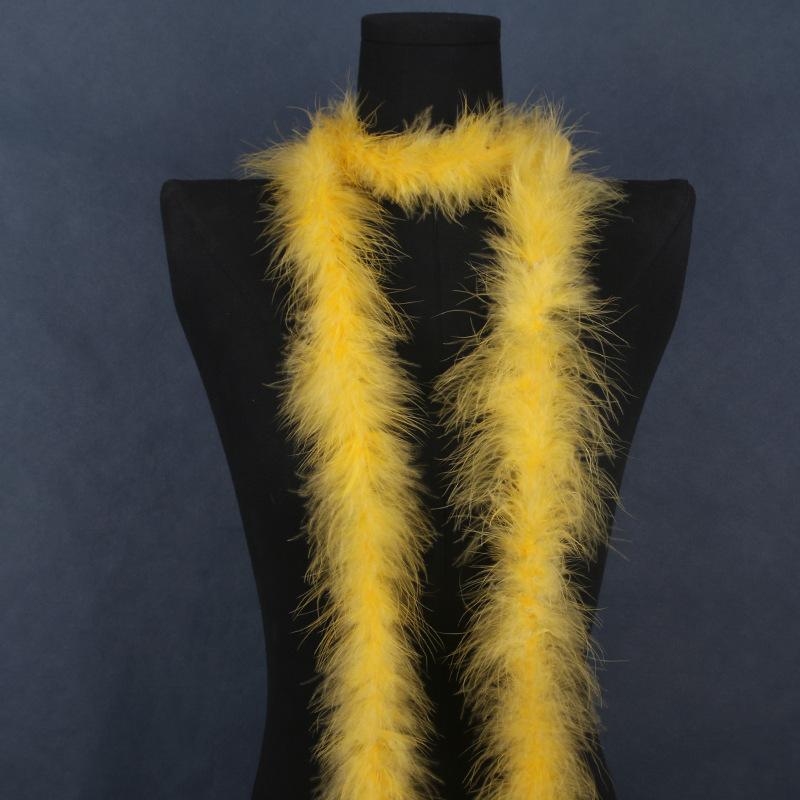 About 2 Meters Long-Haired Turkey Feather Clothing Pet Supplies Car Ornaments Flower Lights Christmas Supplies Diy Decoration