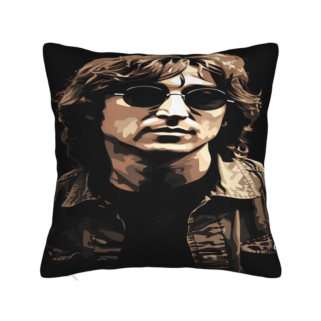 J-John Lennons Pillow Case  Morden Pillow Cover Square Pillowcases For Chair Sofa Home Decor