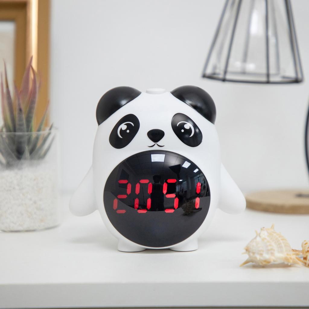 Student Astronaut Plastic Electronic Alarm Clock Children's Multi-function Can Be Used As a Mirror Electronic Clock Simple Korean Version Style