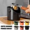 Coffee Knock Box Espresso Grounds Container Coffee Grounds Bucket Anti Slip Dump Bin Bucket Cafe Bar Barista Accessories
