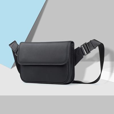Modna i prosta torba na ramię z prawdziwej skóry z nutą luksusu, wszechstronna, casualowa męska torba crossbody ze skóry bydlęcej