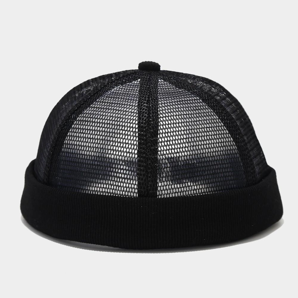 Brimless Mesh Brimless Skullcap Mesh Sailor Cap Classic Breathable Beanie Hat  Summer Season
