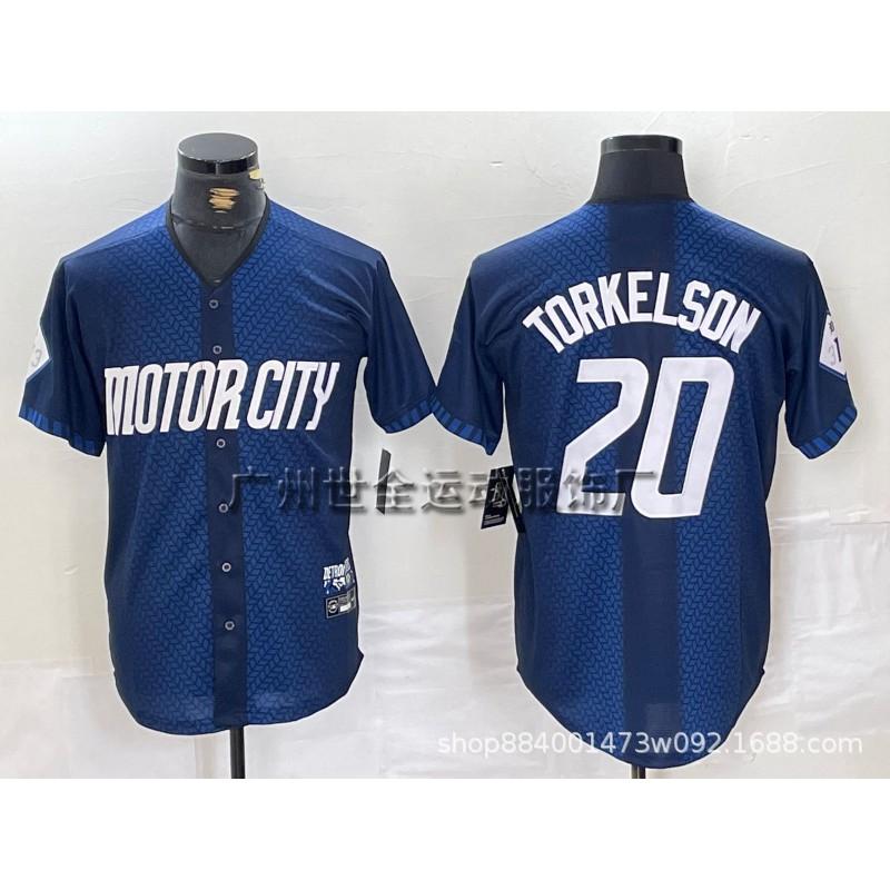Unisex MLB-Style Baseball Jersey With Embroidered Striped Design Men Women Sportswear