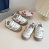 Baby toddler shoes spring 2025 new baby shoes baby shoes autumn classmates children bear embroidery