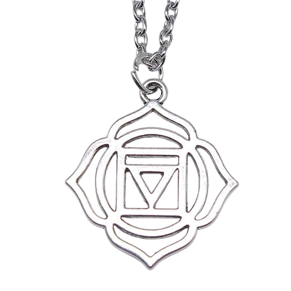 Witch Knot Pendant Necklace Wiccan Celtic Occult Protection Jewelry 45cm or 70cm long chain