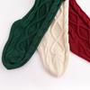 Large 46Cm Knitted Wool Home Wall Decoration Candy Bag Gift Bag Socks Hanging Christmas Socks