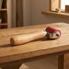 Seam Roller with Wooden Handle Ergonomic Silicone Seam Roller Tool Compact Anti-Corrosion for Repair, Workshop