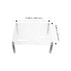 VILLCASE Transparent Open Frame PC Case with Motherboard UATX Compact Stable and Test Stand Stand, Compatible, Design, Base, Easy-to-Assemble
