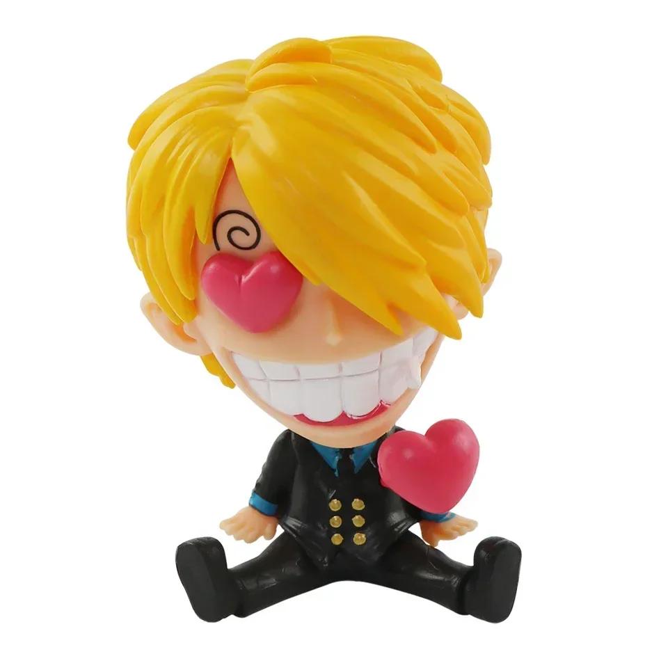 Figure Anime 17 Styles Zoro Luffy Sanji Ace Robin Nami Frank Usopp Brook Chopper Pvc Decoration Figural Model Toy Gift