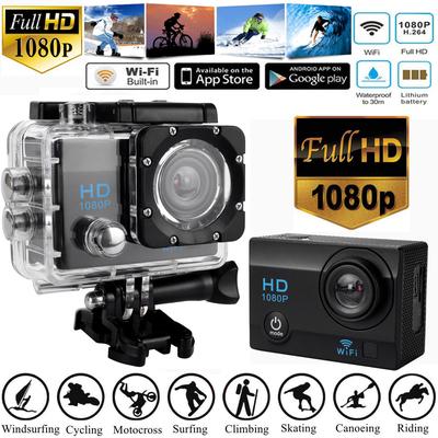 (SU)Full HD 1080P Waterproof DVR 2.0inch Sports Camera WiFi Cam DV Action Camcorder