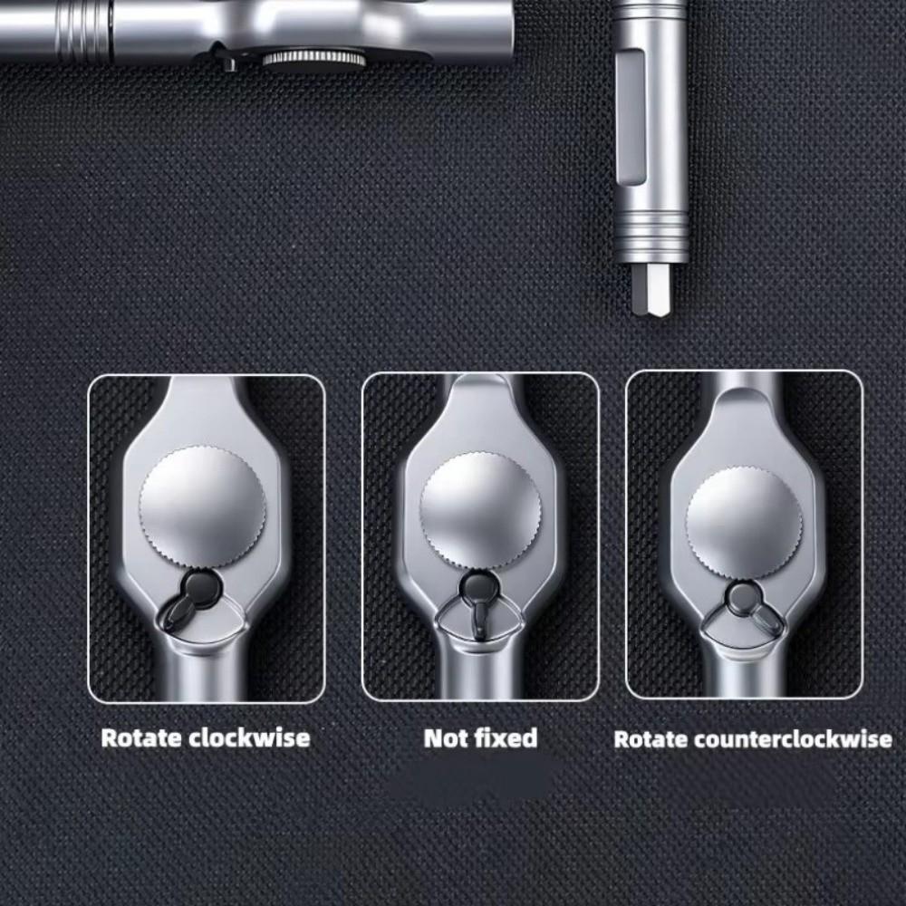 Multifunctional T-Handle Ratchet Screwdriver Magnetic Drive Screwdriver For Bicycle Repairs