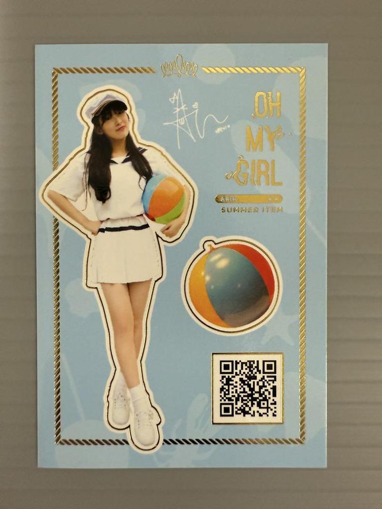 [USED] OH MY GIRL Binnie Autographed CD Yubin Binnie Yubin