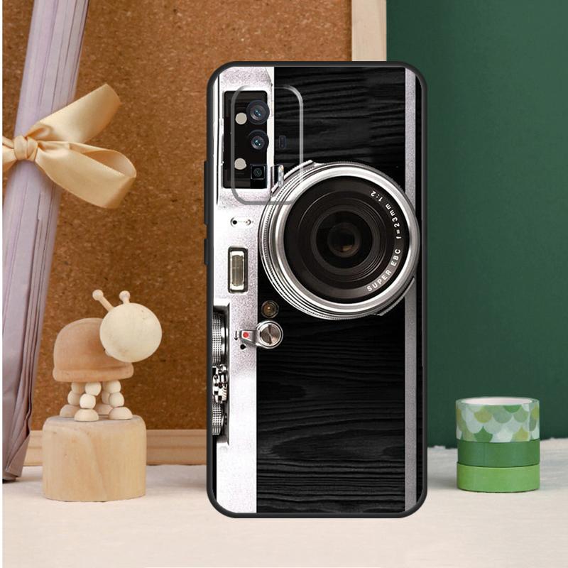 Vintage Camera For POCO X6 Pro M6 X3 X5 F3 F5 M5s Cover For Xiaomi 13T 12T 11T 14 Pro 12 13 Lite Case