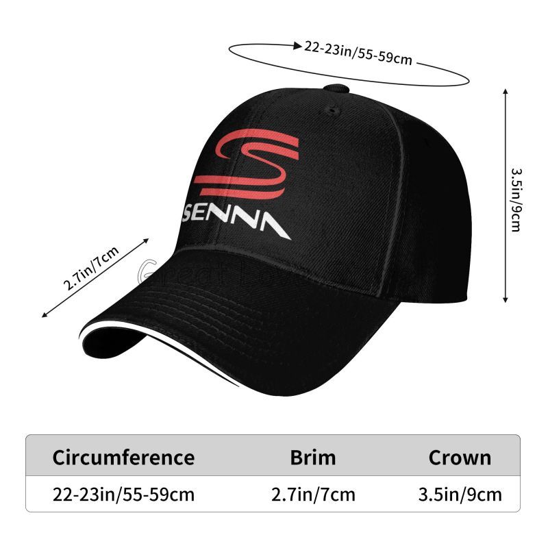 Coole Ayrton Senna Print Sandwich Baseballkappe Motocross Racing Fischerhut Papa Hut Unisex Snapback Hüte für Reisen Wandern Angeln