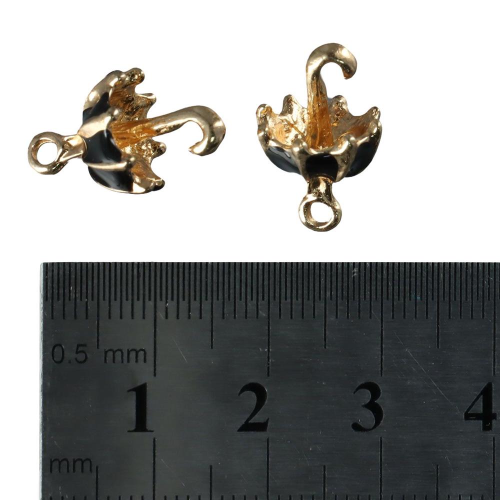 30pcs 6 Colors 3D Umbrella Charms 30pcs Enamel Charms Crafts Bulk Hanging Charms  Crafts Making
