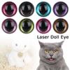 Magic Color Cat Eyes DIY Stuffed Animal Supplies Eyes with Eyelashes 3D Eyes Doll Accessories