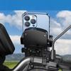 Universal Bike Phone Mount Holder Adjustable Motorcycle Handlebar Mobile Phone Bracket Shockproof Navigation Stand for Outdoor Riding