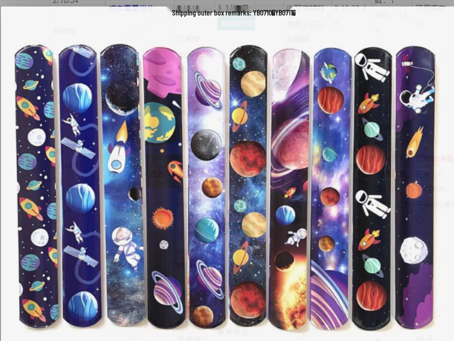 Dinosaur Astronaut Slap Bracelet – T-Rex Themed Gift for Kids