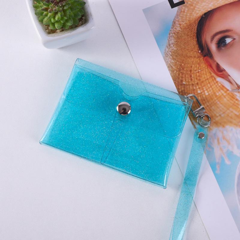 Spot Fresh Lipstick & Nail Polish Storage: Double-Layer PVC Transparent Pouch & Coin Purse