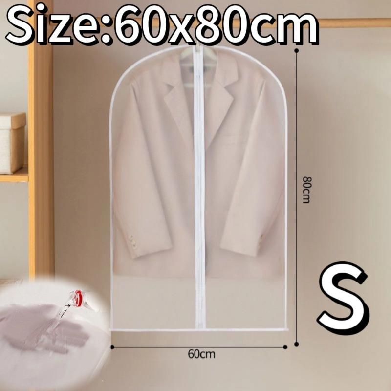 

1/3/5/10PCS Large Capacity Clothes Dust Cover Multi-functional Closet Hanging Window Dust Cover Anti-fouling Hanging Clothes Bag 1pcs