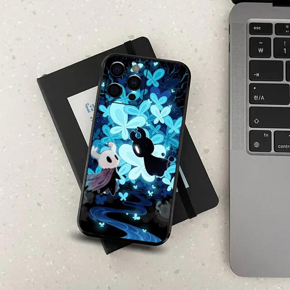 

Game H-Hollow K-Knight Phone Case For Apple iPhone 15,14,13,12,11,Pro,X,XS,Max,XR,Plus,Mini Soft Black Cover iPhoneX