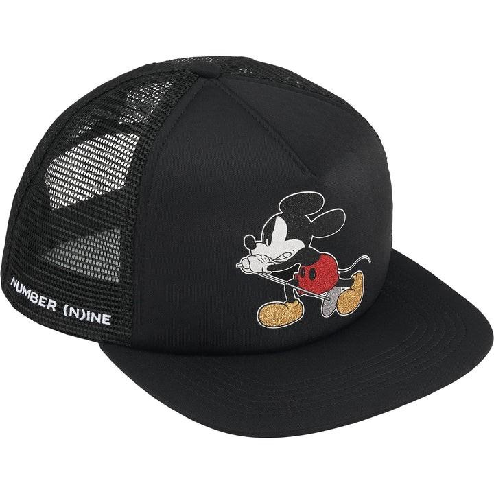 Supreme Number (N)ine Mickey Mouse Mesh Back 5-Panel Black One-Size