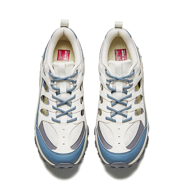Anta Tanshan Outdoor Fashion Comfortable Stream Shoes Men Shoes Ivory-White Misty-Blue Carbon-Gray 112638534-3