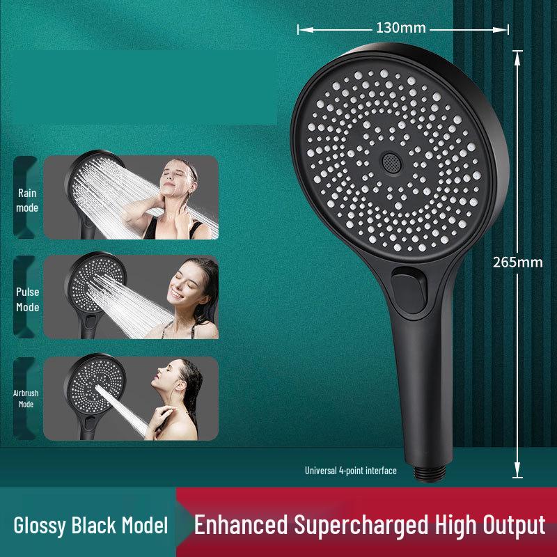 Compact High-Pressure Handheld Shower Set